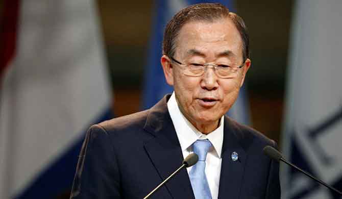 Tổng thư ký LHQ Ban Ki-moon.