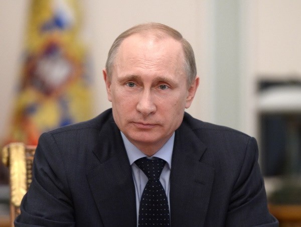 Tổng thống Vladimir Putin đã ký hai sắc lệnh cho phép thành lập Bộ các vấn đề Crimea. (Ảnh: AFP/TTXVN)