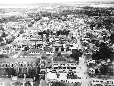 Khu phố nhà thờ năm 1929 và năm 1951