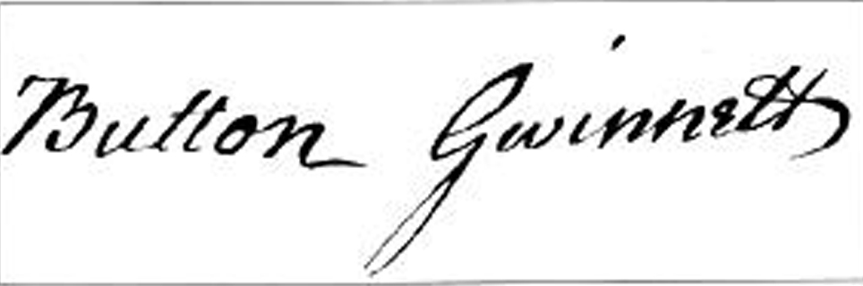 Bản lưu hiếm hoi chữ ký của Button Gwinnett, chữ ký này có giá từ 17 tỷ đồng.