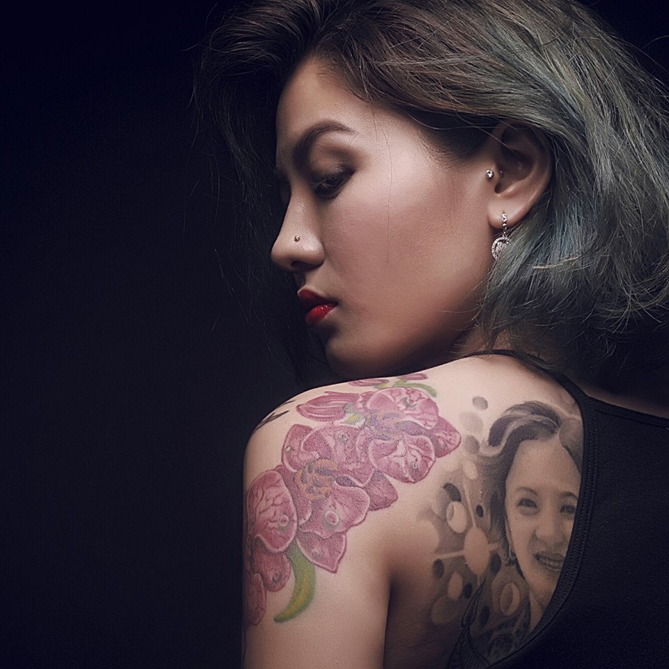 Hình xăm cô gái buồn ở cánh tay cho bạn nữ bymetattooseoul seoultat   TikTok