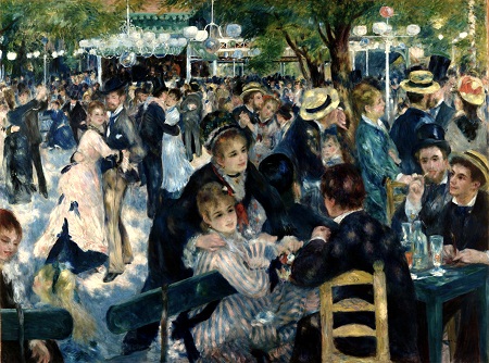 Bức “Khiêu vũ ở Le Moulin de la Galette” (Pierre-Auguste Renoir, 1876)