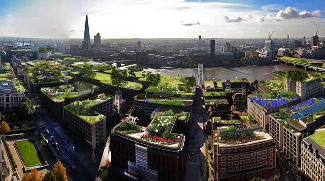 London (Anh): Chính quyền thành phố đã tìm nhiều biện pháp để giảm lượng khí nhà kính tại London và tạo ra thêm nhiều không gian xanh cho thành phố.