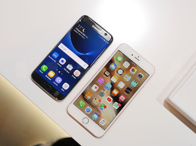 so sanh galaxy s7 edge vs iphone 6s plus: cham tran nay lua hinh anh 4