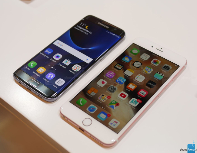 so sanh galaxy s7 edge vs iphone 6s plus: cham tran nay lua hinh anh 5