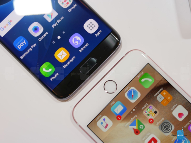 so sanh galaxy s7 edge vs iphone 6s plus: cham tran nay lua hinh anh 7