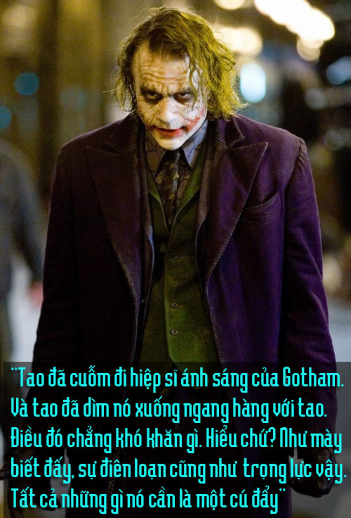 11 Câu Thoại Kinh Điển Của Kẻ Xấu Joker Trong 
