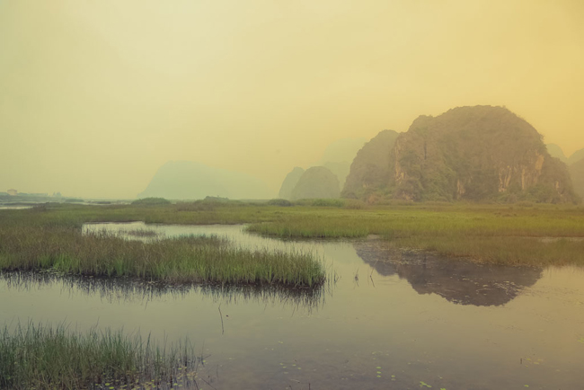 ve dep nen tho cua thung lung ninh binh trong 