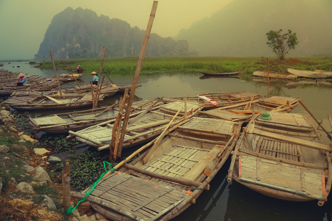 ve dep nen tho cua thung lung ninh binh trong 