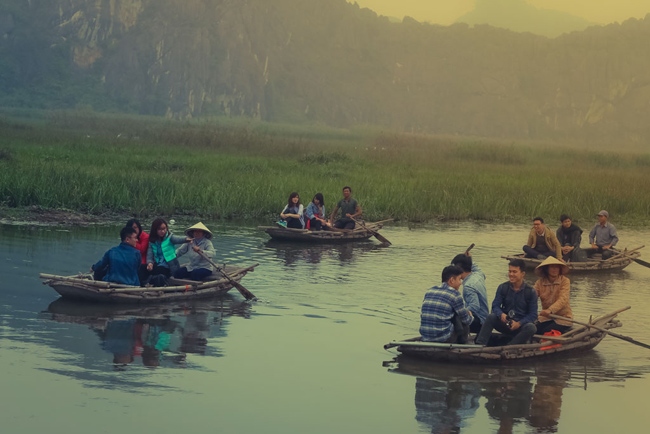 ve dep nen tho cua thung lung ninh binh trong 