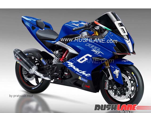 Rò rỉ hình ảnh TVS Apache RR 310 phiên bản đua