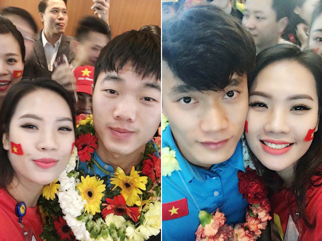 Ghen tị với cô gái được “selfie” thân mật cùng Tiến Dũng, Xuân Trường