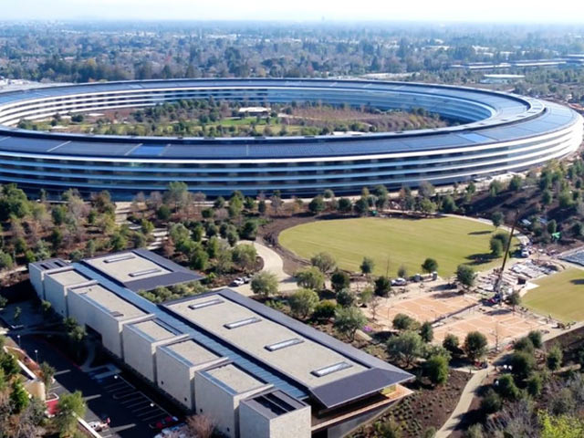 Trụ sở Apple Park bắt đầu được đưa vào sử dụng dù chưa hoàn thiện