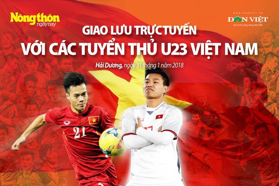 giao luu truc tuyen voi tuyen thu u23 vn van thanh va van toan hinh anh 1