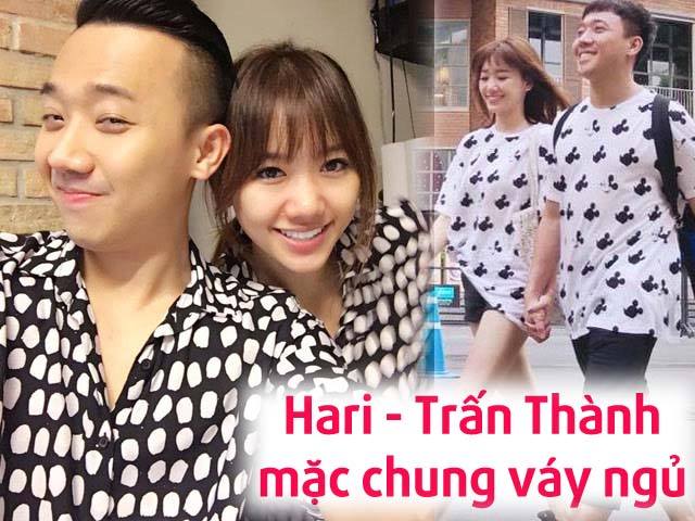 Hari Won có thói quen mặc chung váy ngủ với Trấn Thành