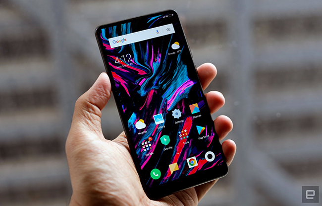 anh thuc te xiaomi mi mix 2s sieu sang, sieu 