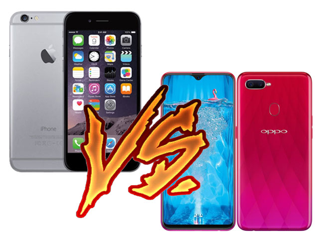 Có 7 triệu nên mua iPhone 6s Plus ”lướt” hay Oppo F9 mới chơi Tết?