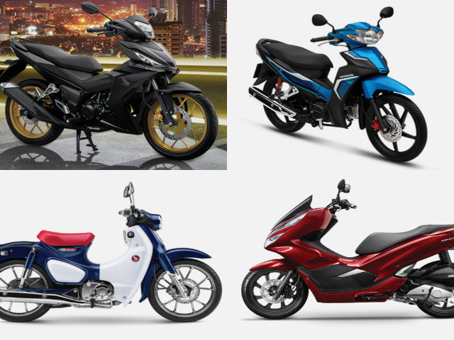 Top xe máy Honda đang giảm giá mạnh nhất hiện nay