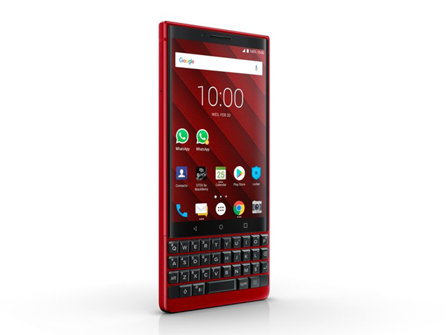BlackBerry Key2 đỏ ”ăn đứt” Galaxy S9+ vang đỏ