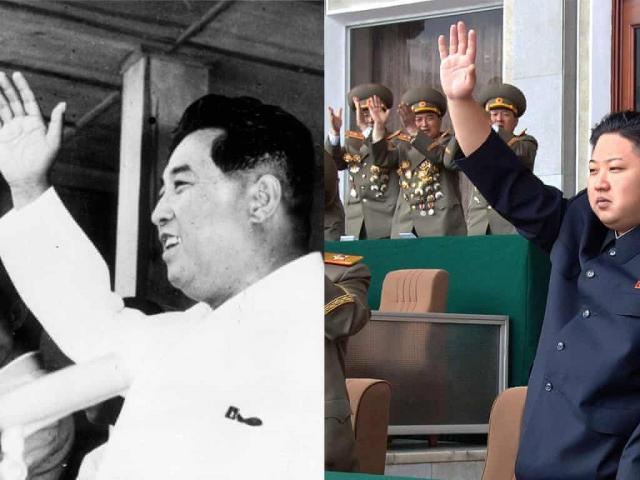 Ảnh: Vẻ giống nhau như lột giữa ông Kim Jong Un và lãnh tụ Kim Nhật Thành