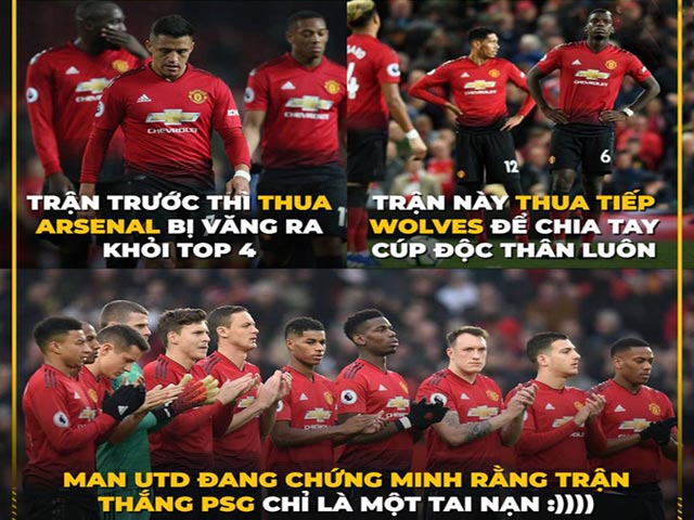 Anti fan hả hê chế ảnh ”chế giễu” MU bị loại khỏi Cup FA