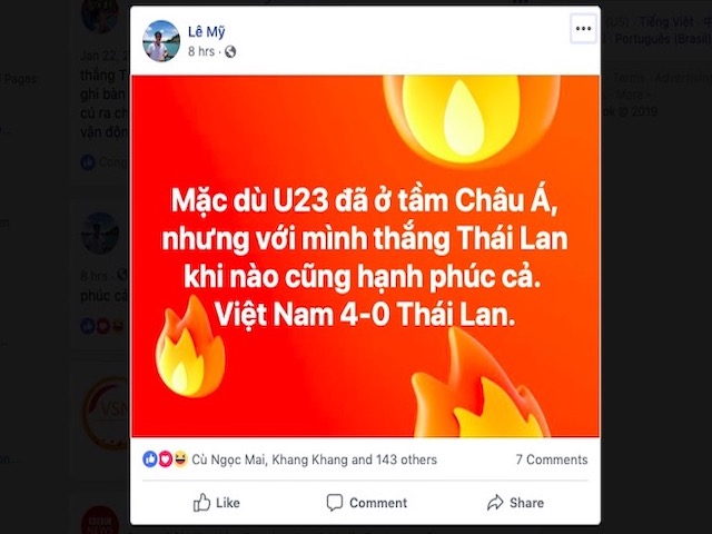 U23 Việt Nam vùi dập U23 Thái Lan 4 bàn không gỡ, dân mạng viết gì?
