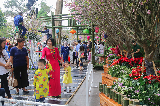 anh: nguoi ha noi xung xinh kimono do xo den du le hoi hoa anh dao hinh anh 9