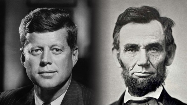 Abraham Lincoln và John F. Kennedy. Ảnh: Dân Việt