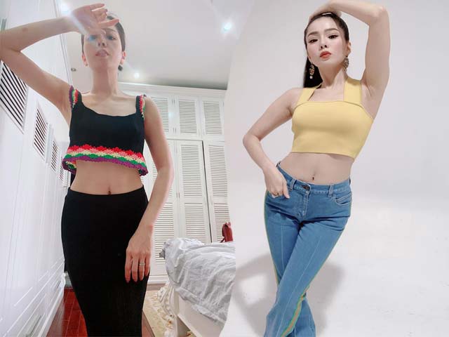 Lệ Quyên sở hữu BST crop top khoe vòng eo 56