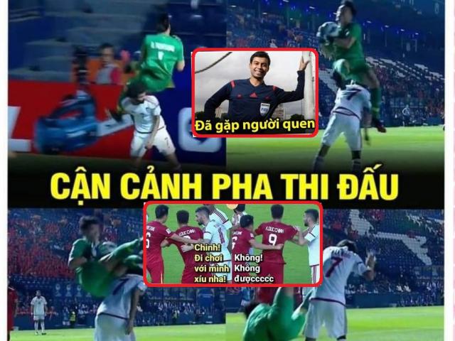 “Cười ngất” vì ảnh chế thủ môn Bùi Tiến Dũng, cầu thủ U23 UAE không thể 