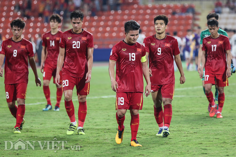 Hình ảnh nỗi buồn thua trận của các cầu thủ U23 Việt Nam