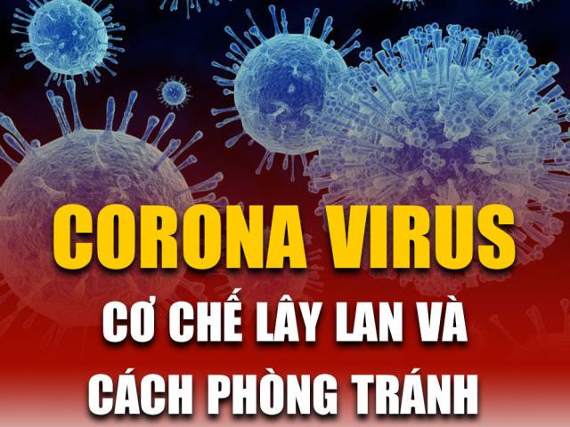 Cơ chế lây lan và cách phòng tránh dịch bệnh virus Corona