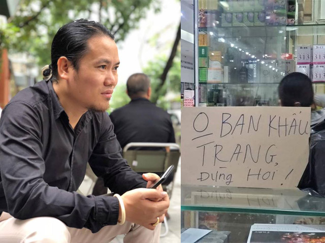 Nhà thuốc treo biển ”không bán khẩu trang”, Vượng Râu nói 1 câu đắng lòng