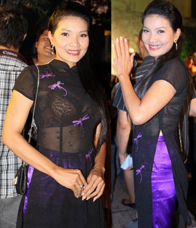 ao dai mong tang, ao dai lai ao tam khien my nhan viet bi chi trich du doi hinh anh 14