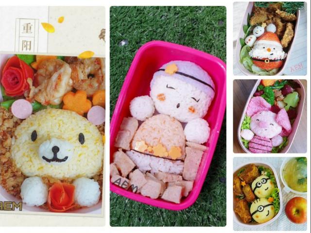 Tròn xoe trước những hộp cơm bento đẹp mắt của mẹ đảm Sài Gòn