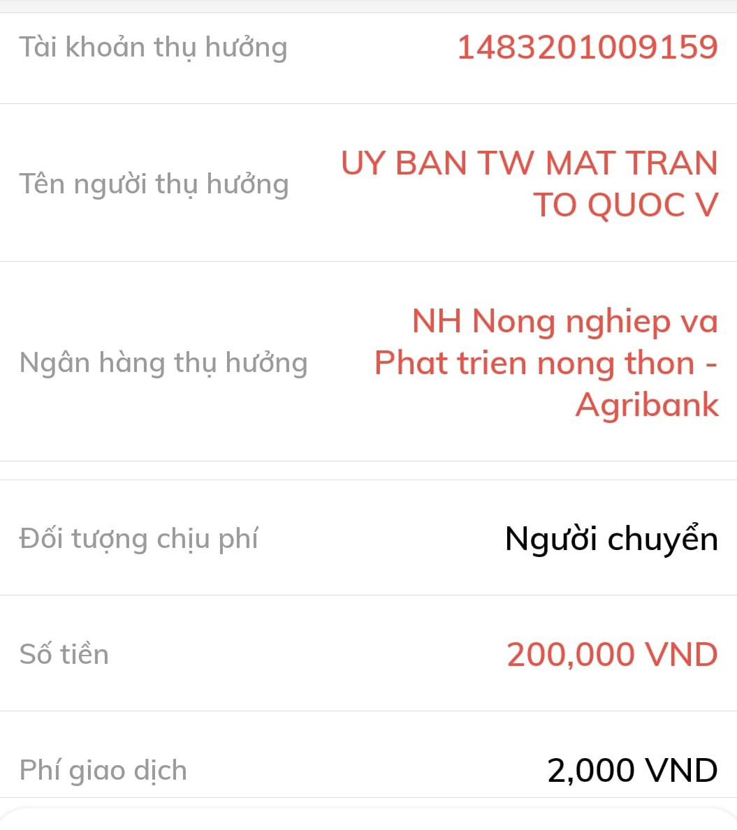 Chuyển tiền chống dịch Covid-19: Bạn muốn đóng góp cho việc khống chế đại dịch Covid-19? Hãy tham gia chương trình chuyển tiền chống dịch Covid-19 của Agribank với mức phí ưu đãi. Lợi ích của bạn không chỉ là hỗ trợ cho cộng đồng, mà còn là nhận được những ưu đãi đáng giá từ Agribank.