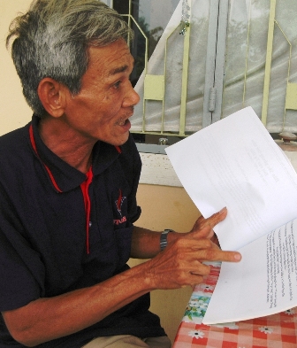 Ông Nguyễn Văn Cấn kể về truyền thuyết quanh di tích