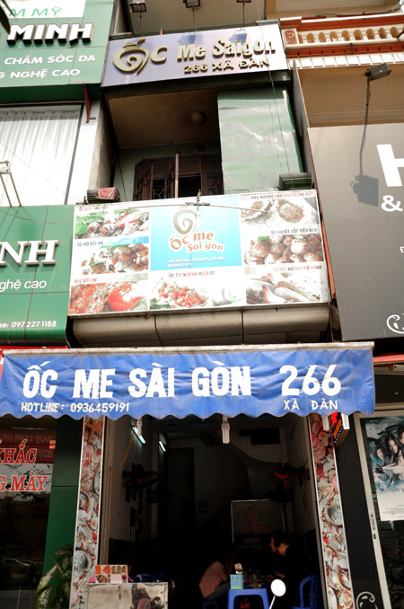 Các quán ốc Sài Gòn ngon trên đất Hà Thành 10