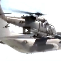 Trực thăng Mỹ tiếp nhiên liệu trên không