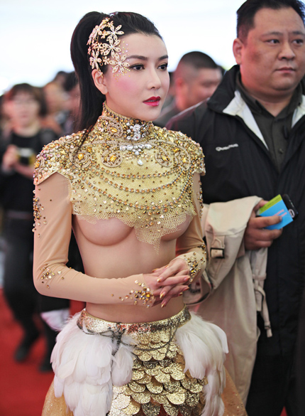 Cung Hiểm Phi bắt đầu được biết tới sau khi cô được mời vào vai Phan Kim Liên trong bộ phim