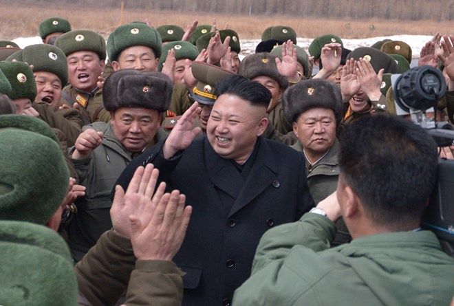Ông Kim Jong-Un thường xuyên xuất hiện với vẻ rạng rỡ (Nguồn: Rodong Sinmun)