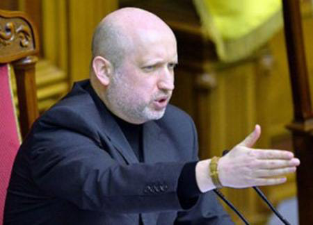 Tổng thống tạm quyền Ukraine Oleksandr Turchynov (nguồn AP)