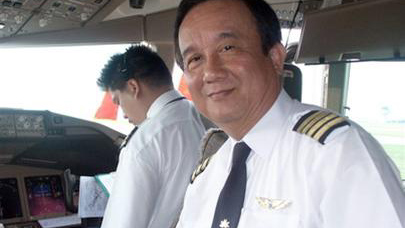 Cơ trưởng Boeing 777 kỳ cựu Nguyễn Thành Trung (ảnh: saigonlive)