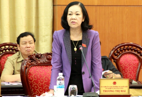 Đại biểu Trương Thị Mai đề nghị Bộ GD-ĐT cần làm rõ hơn nhiều nội dung trong đề án  