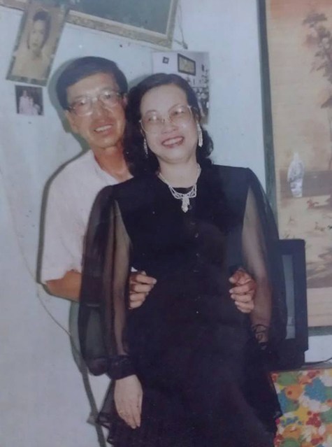 Hai vợ chồng cố NSND Trịnh Thịnh 