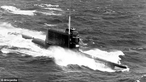 Tàu ngầm Liên Xô bị chìm ở Thái Bình Dương khá giống tàu ngầm chiến lược lớp Soviet Golf II.