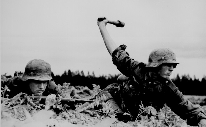 Binh sĩ Đức tham chiến trong Thế chiến thứ hai. Ảnh: blogspot.com