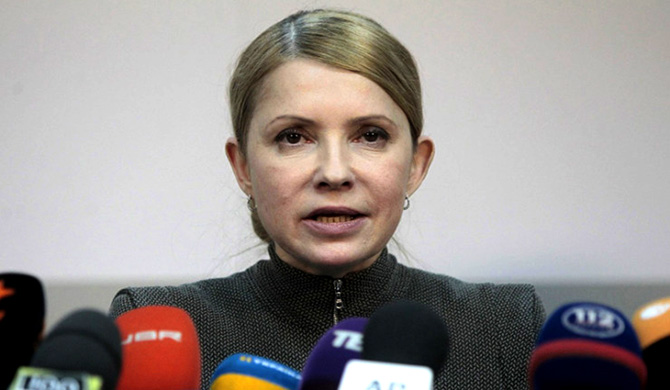 Bà Yulia Tymoshenko kêu gọi Mỹ viện trợ quân sự cho Ukraine.