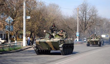 Quân đội Ukraine đang tiến hành chiến dịch tái chiếm các xe bọc thép