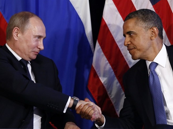 Tổng thống Mỹ Obama bị chê thiếu tầm nhìn xa so với Tổng thống Nga Putin. (Nguồn: Reuters)